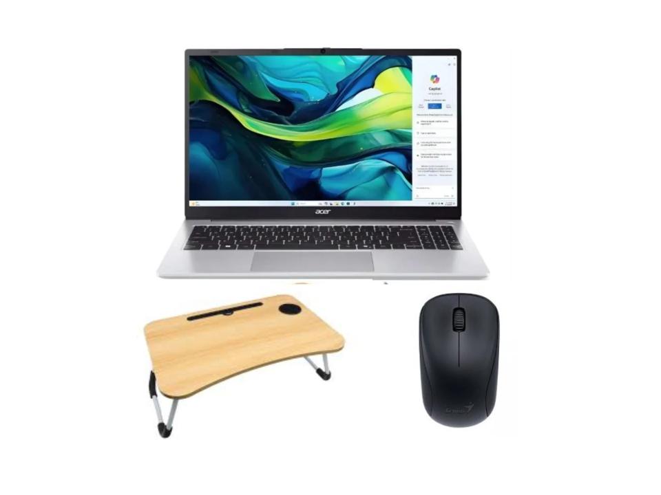 Portátil Acer AL15-41P-R7JP Ryzen 7-5700U 16GB 512GB SSD Silver + Obsequio Mouse NX 7000 + Soporte Mesa